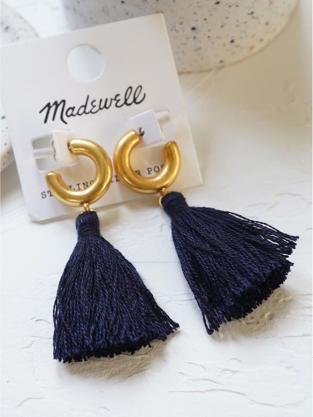 Madewell Lantern Tassel Earrings